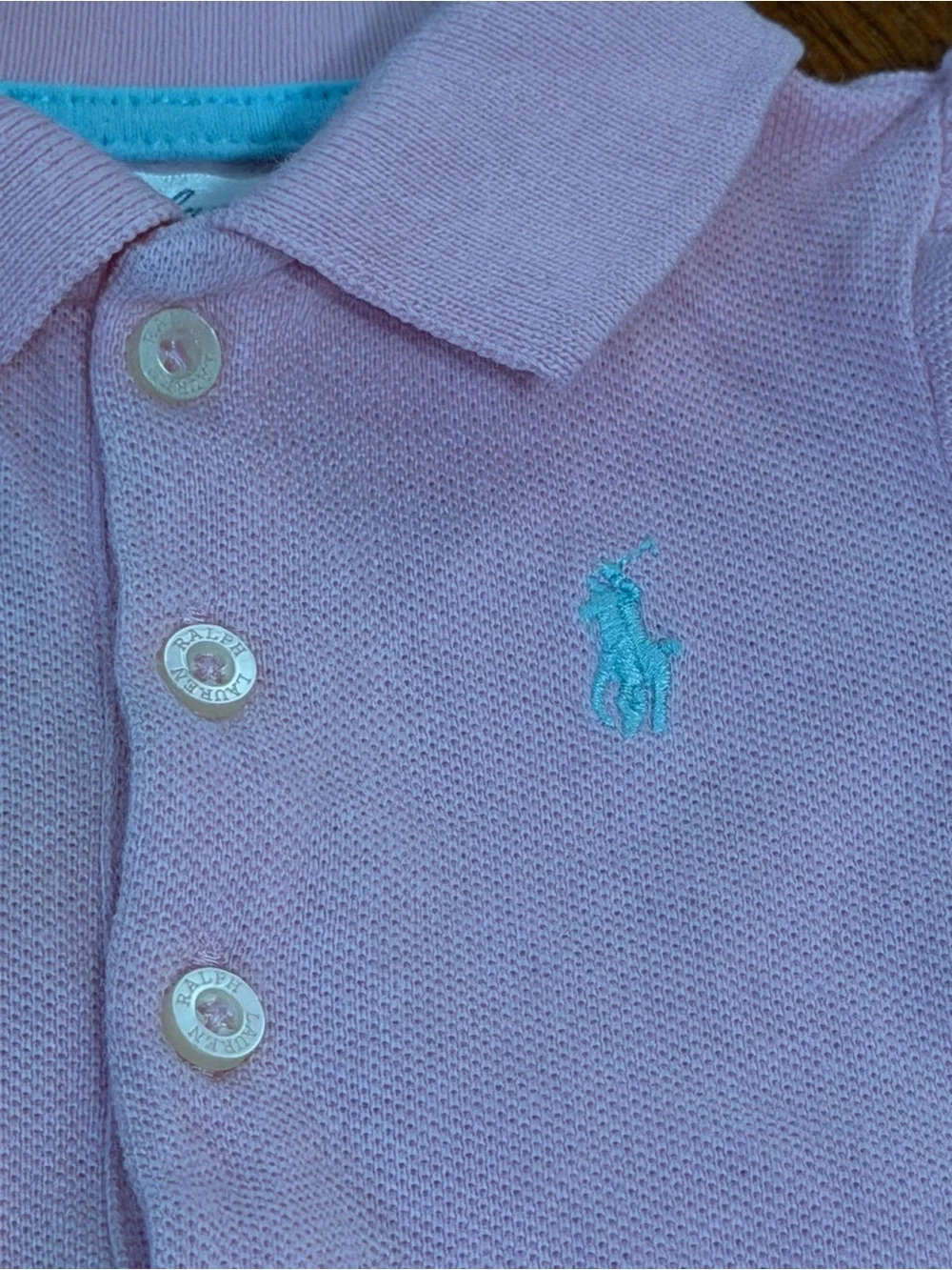 Ralph Lauren Pink Polo Ruffle Hem Dress